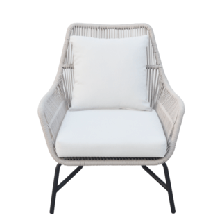 SUMMER SETเก้าอี้ outdoor อลูมิเนียม TACHAI ขนาด 88x83x85 ซม. สีเบจ