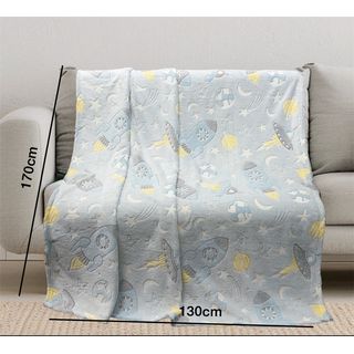 Truffle ผ้าห่ม รุ่น Momo-04 ขนาด 130x170 ซม. สีเทาอ่อน