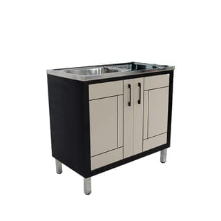 CLOSE ตู้ตั้งพื้น UPVC LABARIS ขนาด  1หลุม 1ที่พัก 90x85x50 ซม. สีเบจ