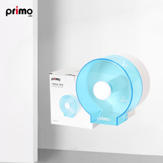 Primo ที่ใส่กระดาษทิชชู่ม้วนเล็ก รุ่น 3ZJH-03 ขนาด 13.5x14x14.5 ซม. สีฟ้า