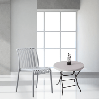 SUMMER SET เก้าอี้สนาม ขนาด 57x48x80ซม. รุ่น ODEN-GREY สีเทา