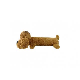 DUDUPETS ของเล่นสัตว์เลี้ยงตุ๊กตาสุนัขแบบผ้ามีเสียง รุ่นMELLOW ขนาด13x37x13 ซม. สีน้ำตาล