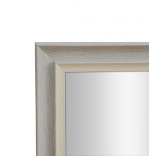 Nice กระจกมีกรอบทรงเหลี่ยม (PS) รุ่น เทียร่า-ไลท์เกร ขนาด 60x90 ซม. สีเทาอ่อน 
