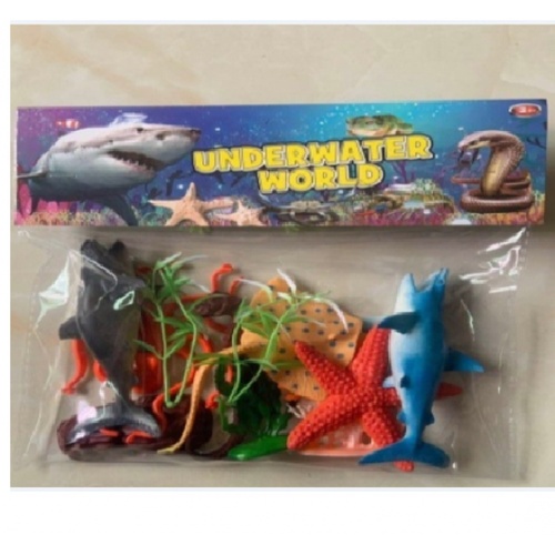 TOYS ชุดโมเดลสัตว์ทะเล#1213-6 ขนาด (26x4x26 ซม.) คละสี