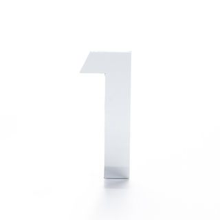 ป้ายอลูฯ CSLS-H 2001 เลข 1 แบบเงา