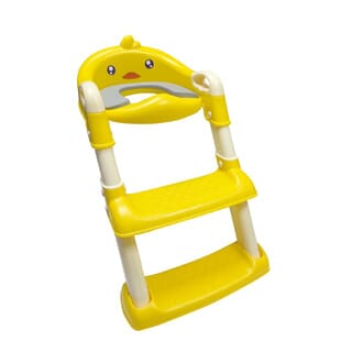 Primo Kids ฝารองนั่งเด็กแบบมีบันไดเป็ด เบาะPU รุ่น Duck CT13 สีเหลือง 