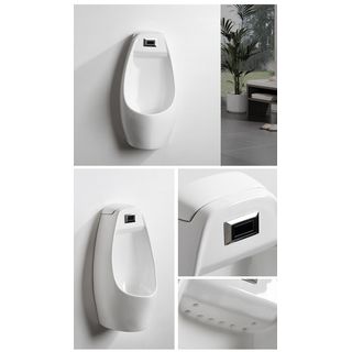 Verno โถปัสสาวะชายแบบแขวนพร้อมฟลัชวาล์วอัตโนมัติ รุ่น สแปลชมินิ VN-AN-1