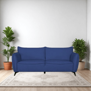 PULITO โซฟาผ้า 2 ที่นั่ง รุ่น Xandra – 01 ขนาด 86x196x82 ซม.สีน้ำเงิน