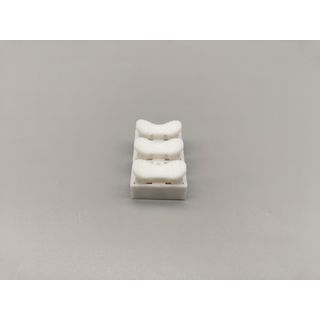 V.E.G. ลูกเต๋า แบบกด 3 ช่อง แบบถอดได้ sq.mm. สีขาว