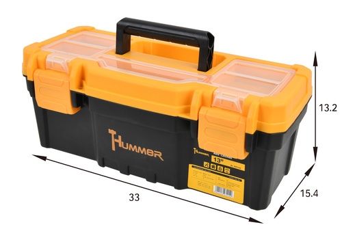 HUMMER กล่องเครื่องมือพลาสติก-ABS Latches 13” รุ่น 320103