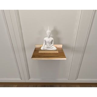 PST หิ้งพระสไตล์มินิมอล รุ่น Teak-M25 ขนาด 25 ซม.