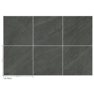La Arezza กระเบื้องพอร์ซเลน 60X60  Lofta   ซาฮาล่า แบล็ค  G6004 Matt (4P) Random