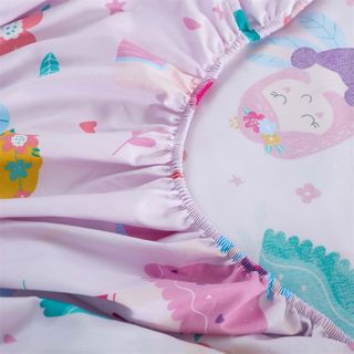 TRUFFLE ชุดเครื่องนอนพร้อมผ้านวม 4 ชิ้น รุ่น Yuri-02 ขนาด 3.5ฟุต สีชมพุ