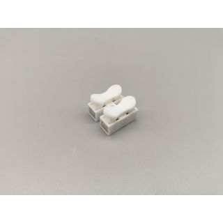 V.E.G. ลูกเต๋า แบบกด 2 ช่อง แบบถอดได้ 4 sq.mm. สีขาว