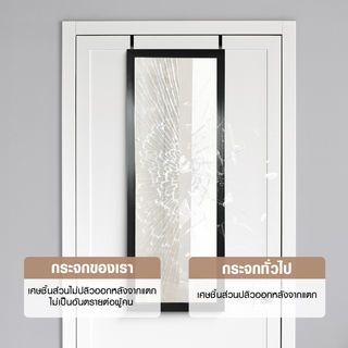 Nice กระจกมีกรอบ (PS)  รุ่น สลิม-แบล็ค ขนาด 30x90 ซม. สีดำ