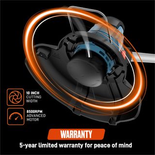 SENIX เครื่องเล็มหญ้าไร้สาย 20V(Max) (พร้อมแบตเตอรี่ 2.5Ah 1 ก้อน) รุ่น GTX2-M-EU สีน้ำเงิน - ดำ