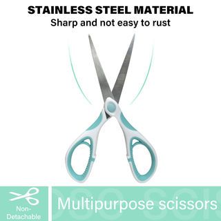 Smith กรรไกร 6.5 นิ้ว รุ่น STD-GLA11 ขนาด 0.2x6.5x17 ซม. สีขาว-เขียว