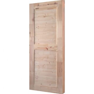 WINDOORS ประตูไม้สนNz ลวดลาย EXPO-79 ขนาด 80x200 ซม.