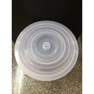 GOME ถังน้ำหูเหล็กพร้อมฝา 50 ลิตร ขนาด 42.5x42.5x55.5 ซม. รุ่น A-315PP สีขาวขุ่น