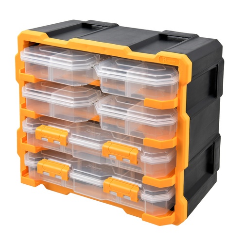 HUMMER ตู้พร้อมกล่องเก็บอะไหล่พลาสติก 6ช่อง รุ่น 320672