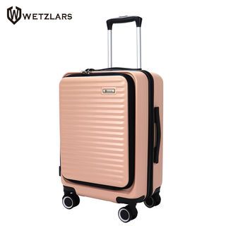WETZLARS กระเป๋าเดินทาง ขนาด 20 นิ้ว พร้อมช่องใส่ของด้านหน้า รุ่น Sally ขนาด 50x33x21 ซม. สีชมพู