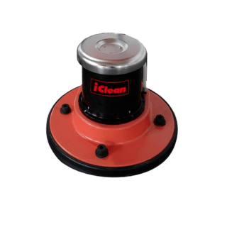 ICLEAN เครื่องขัดพื้น 4JA001 ขนาด 17 นิ้ว 1.5 แรงม้า สีส้ม แถมแผ่นจับจานและ 2 แปรงขัด
