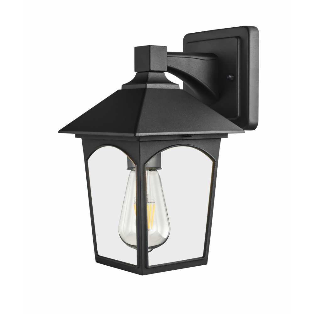 EILON โคมไฟ(กิ่ง)ติดผนัง Classic ขั้ว E27 ขนาด 18.5x15x27cm IP65 รุ่น Maemi MV210W/DN สีดำ