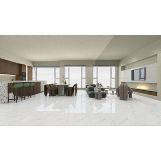 Marbella กระเบื้องเซรามิคปูพื้น 60x60 ซม.  บาราน่า H7501 Gloss (4P) Random