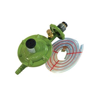 LUCKY FRAME หัวปรับแรงดันต่ำเซฟตี้พร้อมสาย L-326SP สีเขียว