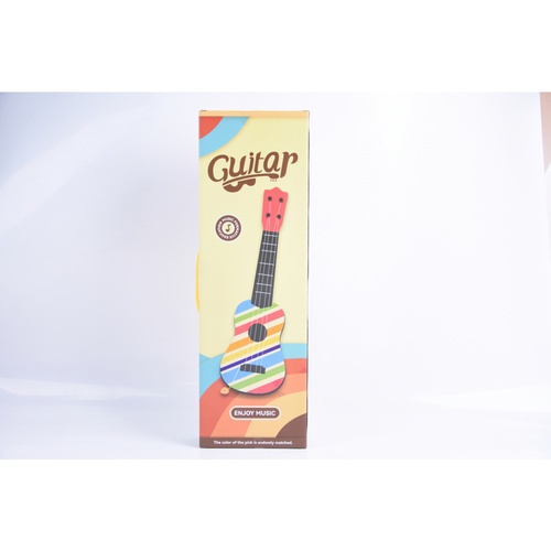 TOYS กีต้าร์เด็กทรงยาวลายสายรุ้ง#S-B58 (18x57x6.8ซม.)