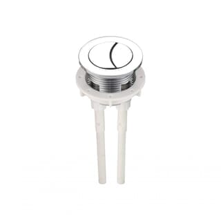 Verno ชุดปุ่มกดชำระทรงกลม 2 ระบบ รุ่น PQS-C3827  ขนาด 38 มม.