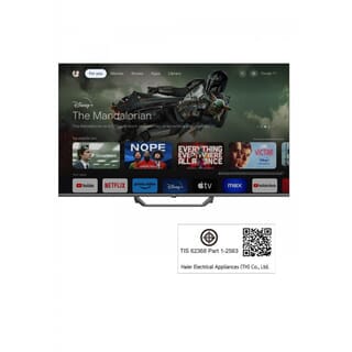 HAIER Smart TV ขนาด 55 นิ้ว รุ่น H55S80EUX สีดำ