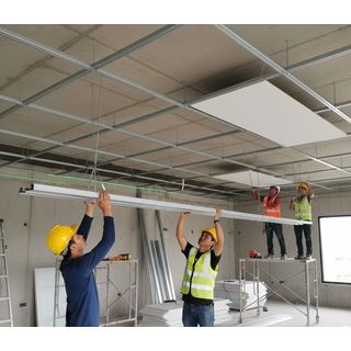 ลิสเซ่ ฝ้ายิปซัมทีบาร์ 60x60ซม. รุ่นฟ้าอมร บรรจุ 10แผ่น/กล่อง