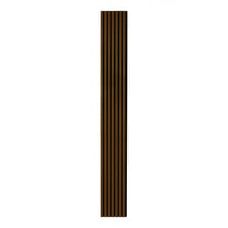 GREAT WOOD แผ่นระแนงอะคูสติก PVC รุ่นJF401-XG-2 ขนาด 300x18x2400mm.สีWalnut Brown