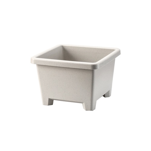 Tree’ O กระถางต้นไม้ รุ่น PY-2008WT ขนาด 27.6 x 27.6 x 19 ซม. (12นิ้ว) สีขาว