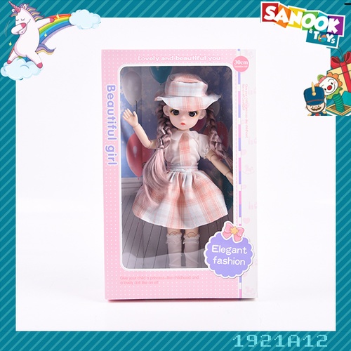  TOYS ของเล่นตุ๊กตาเจ้าหญิง 12นิ้ว#1921A12 ขนาด (34x6.5x21 ซม.) 