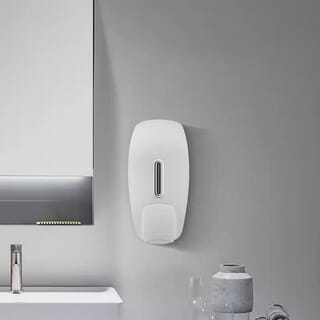 Primo ที่กดสบู่เหลว 1 ช่อง ความจุ 1 ลิตร รุ่น SD57 ขนาด 10.6x11.9x24.5ซม. สีขาว