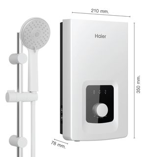 HAIER เครื่องทำน้ำอุ่น Copper Tank ขนาด 3500 วัตต์ รุ่น EI35M-J1CW-F(TH) สีขาว
