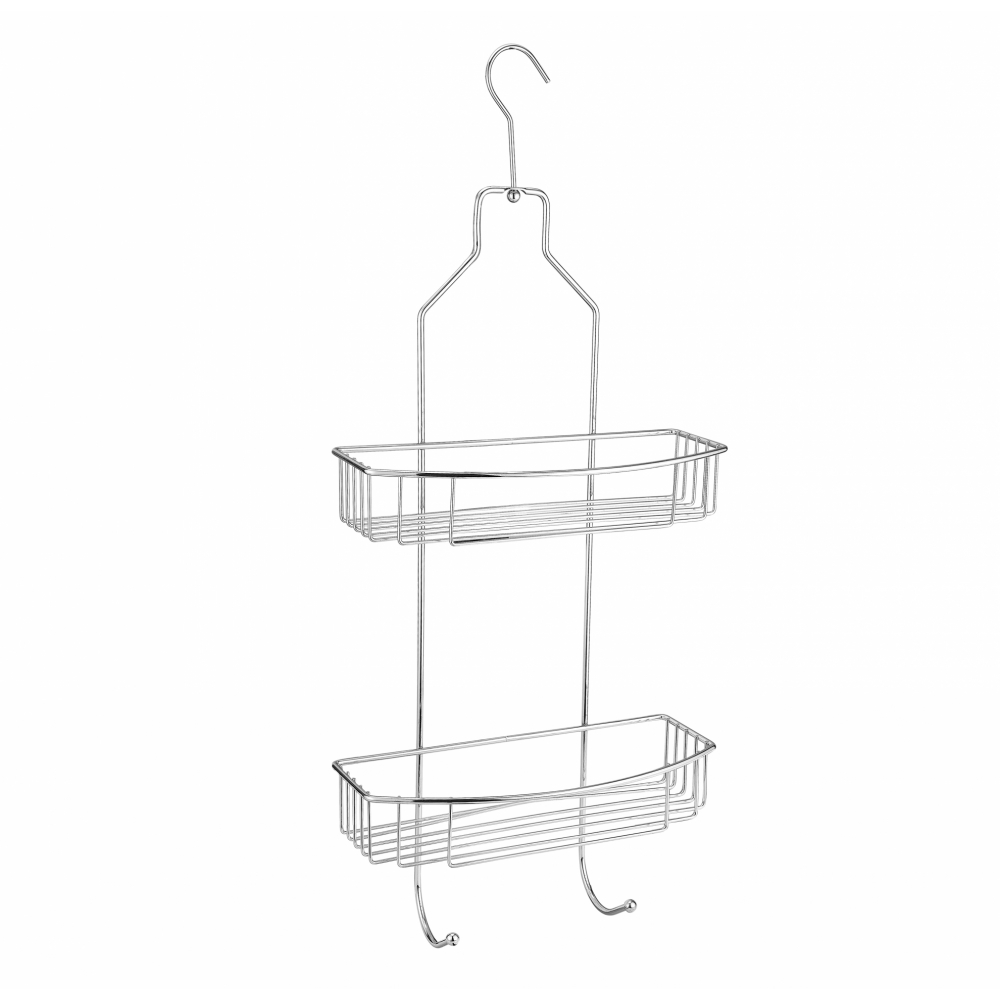 Iris ตะแกรงชั้นวางของอเนกประสงค์ 2 ชั้น รุ่น PQS-AJB004 ขนาด 23x11x60 ซม.