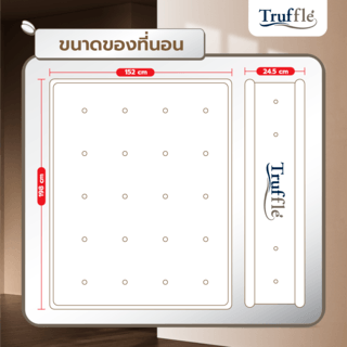 Truffle ที่นอน Pocket Spring รุ่น Amerzaa 5ฟุต หนา10