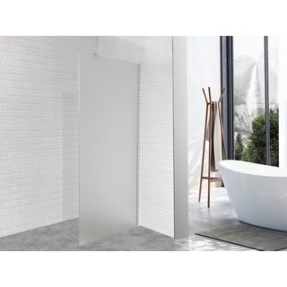 Verno ฉากกั้นอาบน้ำบานฟิกซ์พ่นทราย ขนาด 90x190ซม. หนา 8มม. รุ่น PQS-PFL010