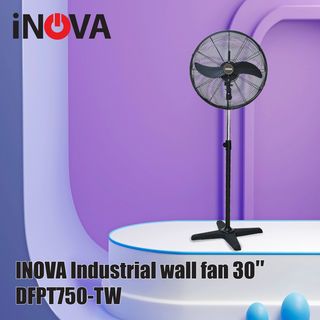 INOVA พัดลมอุตสาหกรรมตั้งพื้น  30 นิ้ว  รุ่น DFP750-T สีดำ