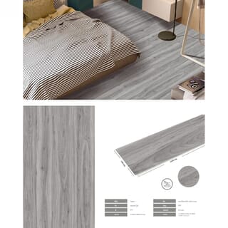 กระเบื้องยาง SPC Click lock 180x1220x4mm รุ่น แสกนดิ วู๊ด (2.64ตรม./12แผ่น) TAPIO