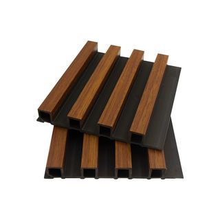 GREAT WOOD ไม้ฝ้าระแนง WPC GP-IN26 16.8*2.4*290 ซม. 2Tone Dark Brown