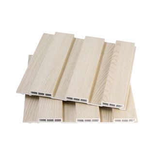 GREAT WOOD ไม้ฝ้าระแนง WPC W195  19.5x1.15x290 ซม. Light gray