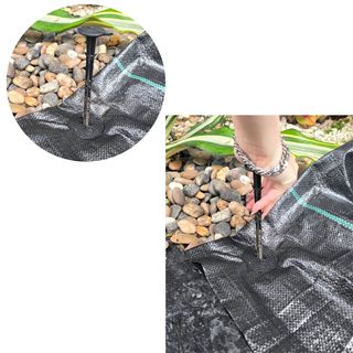 Tree’O หมุดพลาสติกยึดผ้าคลุมวัชพืช 6  แพ็ก 20 ชิ้น