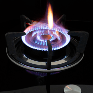 DYNAHOME เตาแก๊สแบบฝังหน้ากระจก 2 หัวเตา DH-2BXMZ