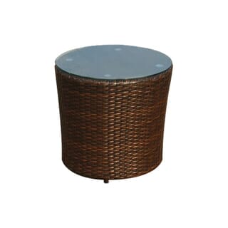 SUMMER SET โต๊ะริมสระหวายเทียม รุ่น ภูเก็ต ขนาด 45x45x40ซม.สีน้ำตาลเข้ม