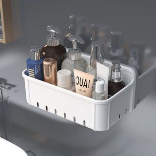 Primo ชั้นวางติดผนังพลาสติก รุ่น WA-02 ขนาด 14.5x27x12 ซม. สีขาว