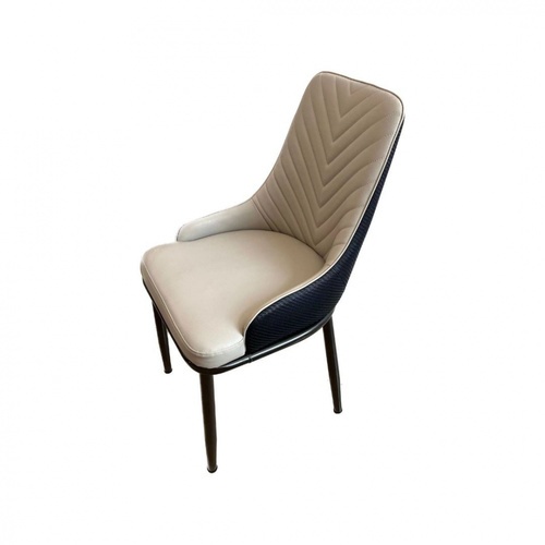 (1/2)PULITO เก้าอี้รับประทานอาหาร รุ่น FERGUS ขนาด 46x44x93 ซม. สีเทาอ่อน